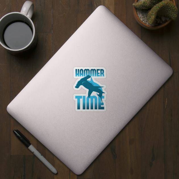 Hammer Time - Hammerhead Shark by Vector Deluxe